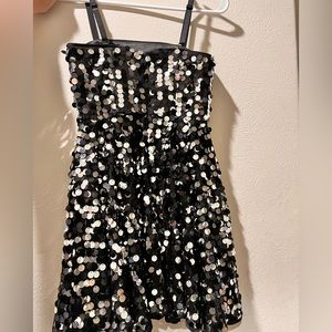 Milly Minis Glam Paillette Sequin Dress -Like New- Girls 12 (fits 10-14?)